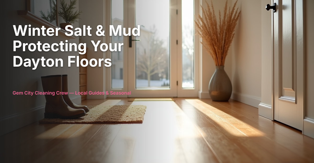 How to Protect Dayton Floors From Winter Salt and Mud